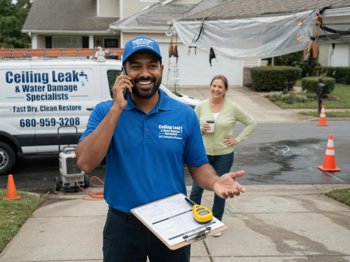 Ceiling Leak Cleanup Plano, TX FAQs